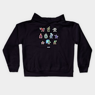 Mega Man Unlimited - Robot Masters Sprites Kids Hoodie